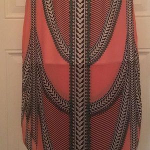 Martha Hoffman skirt size 8 peach color